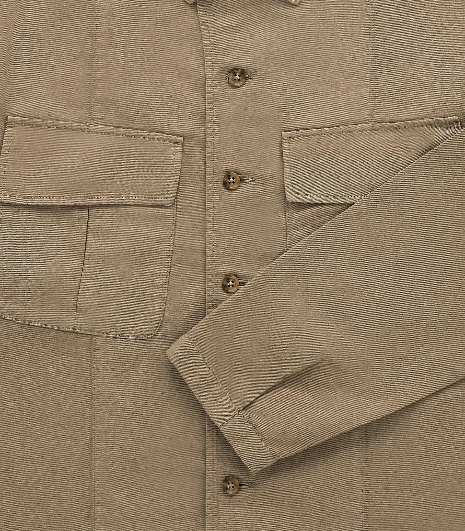 Jungle Cotton & Linen Overshirt