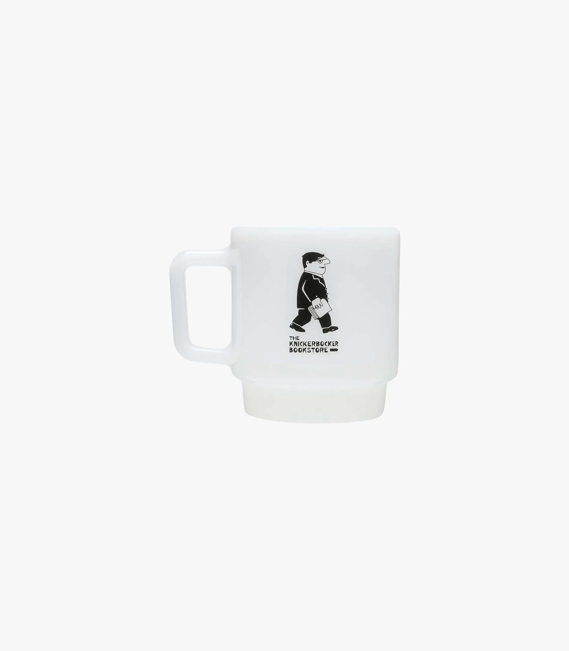 Milk Glass Bookstore Mug